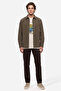 Men's Brown Regular Fit Long Sleeve Shirt - 4