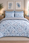 Double Floral Welsoft Quilt Double-Sided 195X215 - 3
