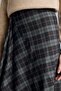 Pencil Checkered Regular Waist Midi Skirt G6127Ax26Wn - 4