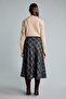 Pencil Checkered Regular Waist Midi Skirt G6127Ax26Wn - 5