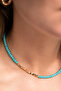Turquoise Natural Stone Women's Necklace - 4