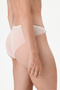 Ecru Printed Lace Slip Panties - 2