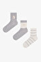 Smoke Sweet Touch Cotton 3 Pair Socks