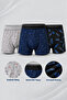 Men's Lycra Boxers 10 Pieces Mixed Colors - 2