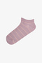 Thin Lines Striped Cotton 5 Pairs Booties Socks - 6