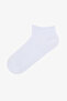 White Essential Cotton 5 Pairs of Booties Socks - 2