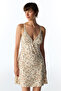 Ecru Margot Shawl Patterned Nightgown