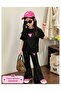 Heart Printed Girl's Suit