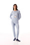 Light Blue Magic Soft Thermal Effect Long Sleeve Pajama Set