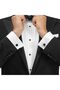 8-Piece Men's Cufflinks and Tuxedo Shirt Studs Set,316L Stainless Steel Shirt Accessories for Wedding and Business,Black Silver Gold - 6