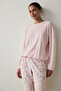 Light Pink Ellie Thermal Effect Pajama Top