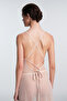 Beige Sandy Stone Detailed Adjustable Strap Nightdress - 3