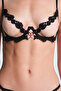 Black Olea Lace Underwire Unpadded Recovery Bra - 2