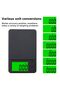 Digital Kitchen and Jewelry Scale,High Precision 0.01g/0.1g LCD Display,Rechargeable and Battery Powered Pocket Scale,500g Capacity - 3