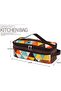 Camping Cookware Storage Bag,Waterproof Oxford Cloth BBQ Utensil Organizer,Portable Foldable Travel Bag - 3
