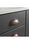 Tas Çanak Furniture Cabinet Handle Patterned 96 mm Antique Copper - 4