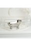 Mini Plastic Bathtub Soap Dish,Decorative Clawfoot Bathroom Soap Holder,Silver - 3