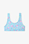 Girl's Unimermaid Unicorn Patterned Halter Bikini Set - 2