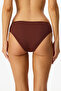 Brown Gracie Mid-Waist Bikini Bottom - 2