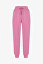 Rose Pink Modal Cuff Jogger Pants