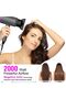 Professional Ionic Hair Dryer,2000W Salon Performance AC Motor,3 Heat and 2 Speed Settings with Cool Shot,Includes 2 Nozzles and 1 Diffuser - 5