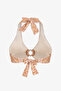 Kacie Hot Zigzag Patterned Bikini Top - 6