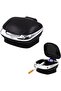 Car Ashtray with Lid,Flame Retardant and Waterproof Vehicle Holder with LED Light,Universal Fit Black - 2