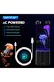 Jellyfish Lamp,7 Color LED Fantasy Table Lamp,Quiet Aquarium Mood Light for Home and Office Decor - 3