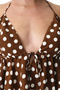 Polka Dot Ruffled Bikini Top - 6