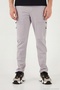 Normal Fit Cargo Pocket Elastic Waist Trekking and Courier Pants Men's Pants 693710 - 4