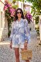 Shawl Patterned High Collar Lace Detailed Shirt Women's Shirt 6835119