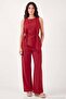 Cotton Asymmetrical Cut Set with Binding Detail Women's Set 6928784 - 2