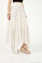 Polka Dot Asymmetrical Chiffon Long Skirt Women's Skirt 6833465 - 4