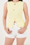 Fittted Fit Crew Neck Accessory Detailed Blouse Women's Bluz 5866475 - 5