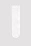 Girl's 2-Piece White Heelless Socks - 2