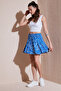 Elastic Waist Mini Short Skirt Women's Skirt 5864024 - 2