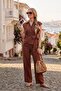 Regular Fit Tie-Dye Detailed Sleeveless Suit Women's Suit 5866787