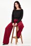 Bodycon Boat Neck Long Sleeve Soft Knitted Blouse Women Blouse 5866853 - 5
