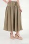 Cotton High Waist Tie Skirt Women's Skirt 668Ye4473 - 6