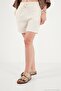 Cotton Shorts with Tie Detail Women's Shorts 668Yp5485 - 5