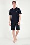 Checkered Cotton Regular Fit Shorts Pajama Set Men's Pajama Set 6572022 - 2