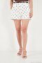 Belted Polka Dot High Waist Shorts Women's Shorts 668Yp5611 - 3