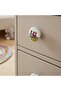 Tomurcuk Porcelain Button Train Children's Room Furniture Cabinet Handle - 5