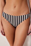 Alia Slip Glitter Striped Bikini Bottom