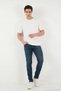 Slim Fit Low Waist Skinny Leg Jeans Men's Jeans Pants 1115C55Napoli - 2