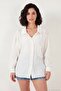Modal Oversize Fit Long Sleeve Shirt Women's Shirt 6834612 - 2
