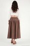 Cotton High Waist Tie Skirt Women's Skirt 668Ye4473 - 8