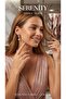 Opal Stone Square Figure Pearl Steel Earrings - 2