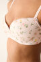 Caroline Printed Lace Light Pink Bra - 4