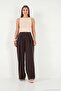 Relaxed Fit High Waist Wide Leg Pants Women's Pants 668Yp5515 - 3